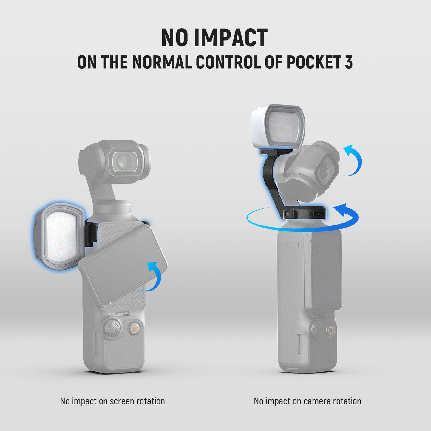 Magnetic Auxiliary Light For DJI OSMO Pocket 3