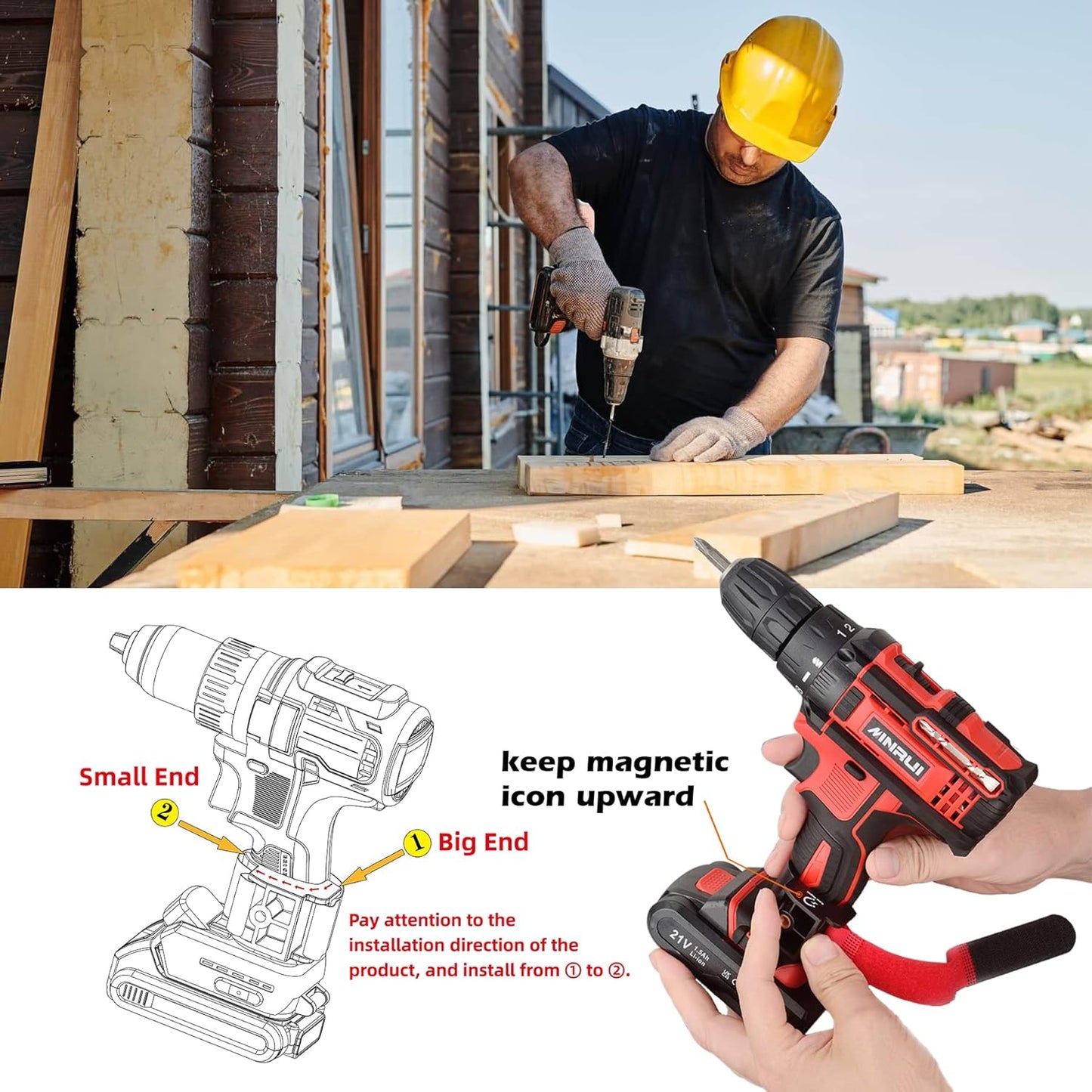 Magnetic Tool Belt Clip,Anti-Slip Magnet Tool Holder for Belt,Strong Magne Clip Tool Belt Accessories for Hammer Screwdrivers Adjustable Wrench Magnetic Tools and Hardware(2 Set)