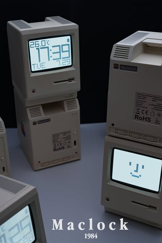 Macintosh 128K Alarm Clock: Meet the Kokogol Maclock