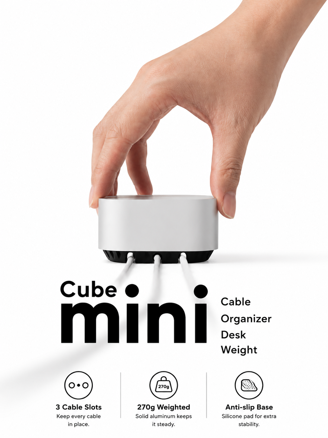 Why a Weighted Cable Organizer Is Better Than Sticky Cable Clips