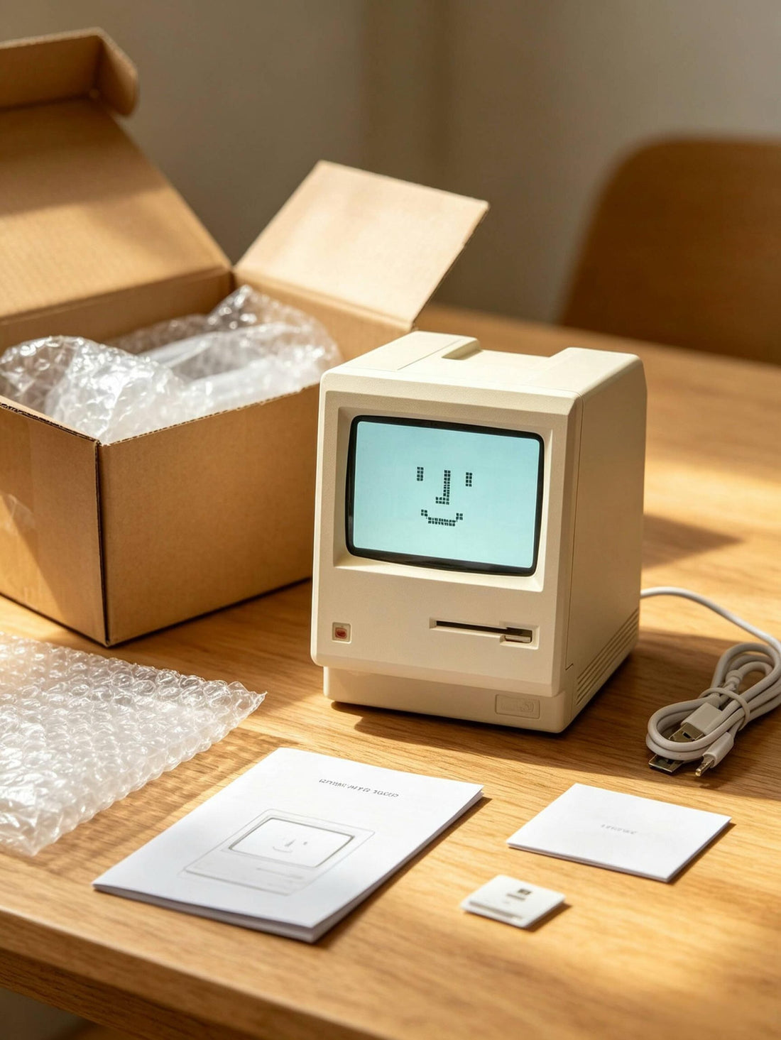 Retro Macintosh Clock for Apple Fans