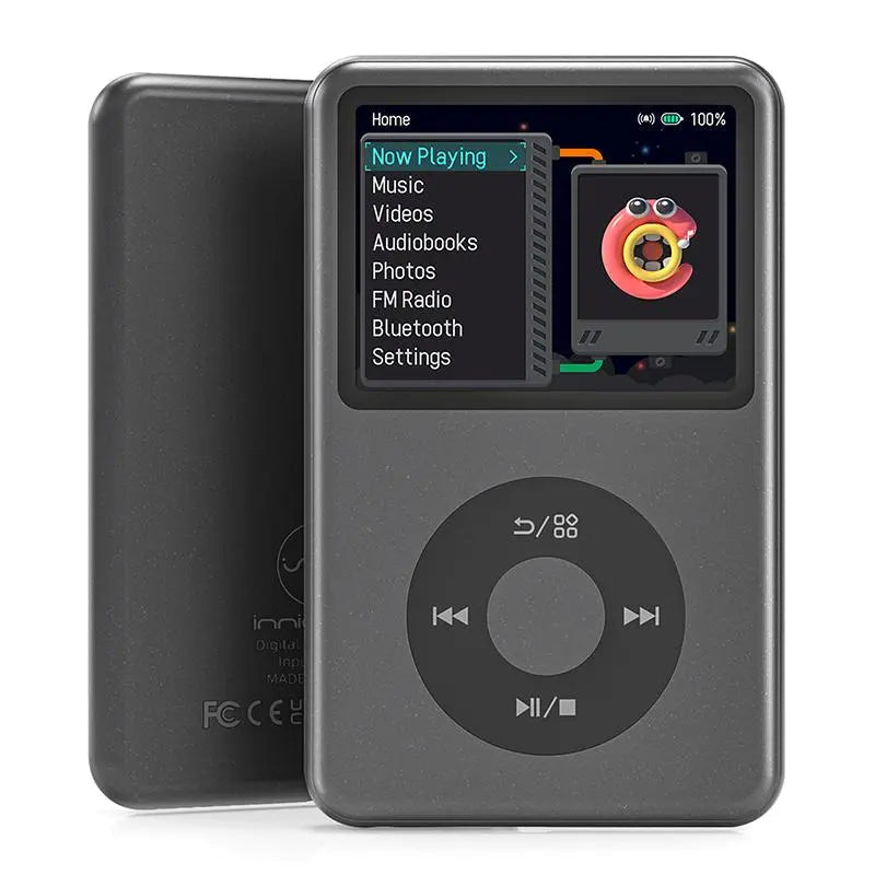 Bringt die 2000er zurück: Retro MP3/MP4 Player mit Bluetooth, HiFi Audio, 2,4" Display & 35h Akkulaufzeit