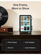 Times Frame — WiFi Smart Digital Photo Frame, 10.1" Transparent Floating Desk Display