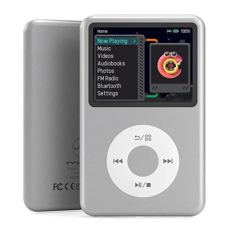Bring Back the 2000s: Retro MP3/MP4 Player with Bluetooth, HiFi Audio, 2.4" Display & 35H Battery Life