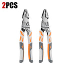 55#Self-Locking Ratchet Pliers – Heavy-Duty Wire Cutter & Clamping Tool