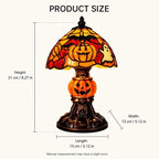 Halloween Pumpkin Bat Table Lamp – Retro Cozy Night Light