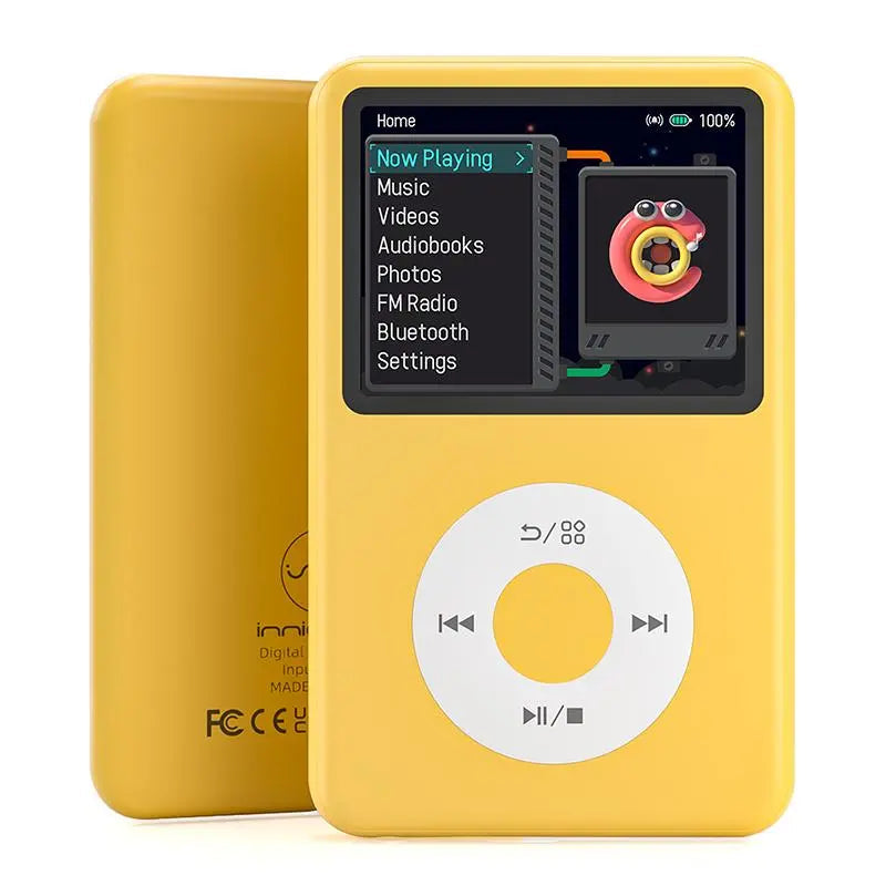 Bring Back the 2000s: Retro MP3/MP4 Player with Bluetooth, HiFi Audio, 2.4" Display & 35H Battery Life