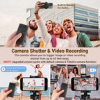 Fernbedienung für TikTok-Scrolling mit Handy-Ständer, kabelloser Seitenumblätterer, Selfie-Kamera-Auslöser, Videoaufnahme für iOS und Android