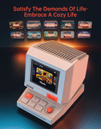 MiniToo Retro PC-Style Pixel Bluetooth Speaker & Alarm Clock