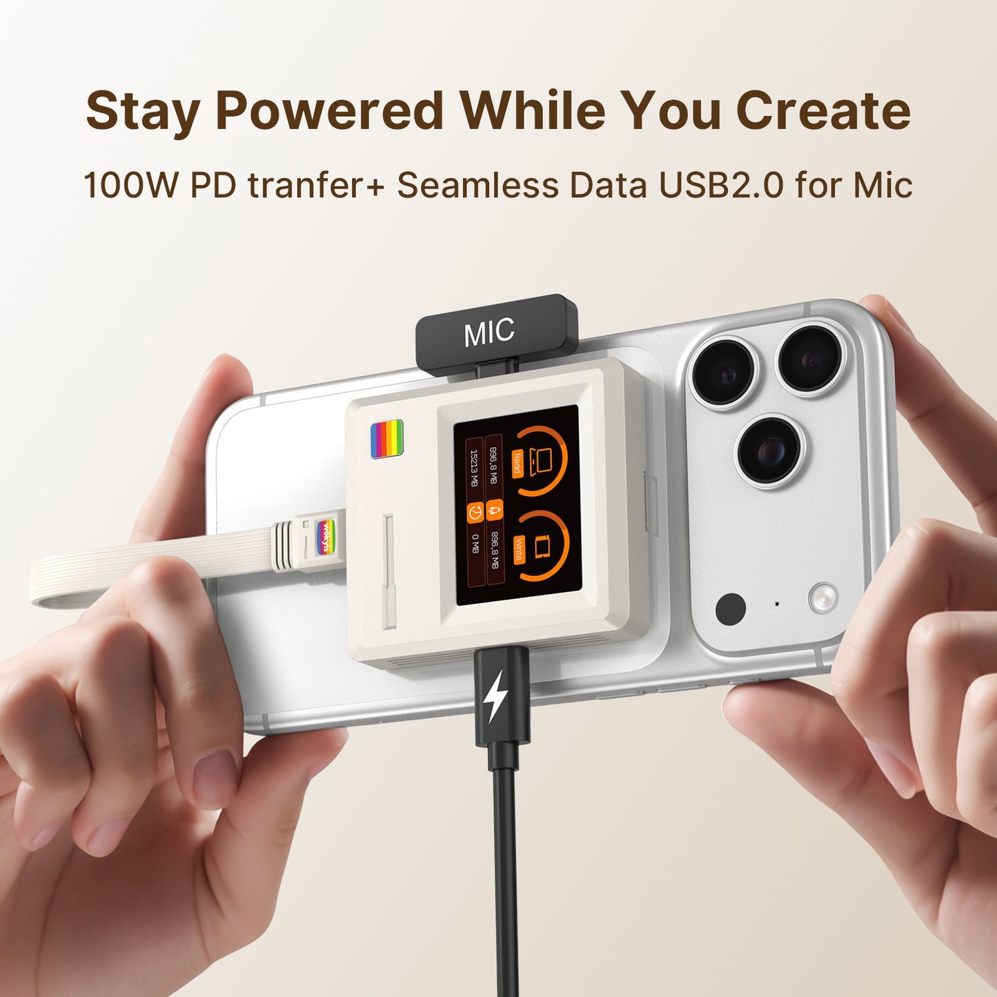 Retro Magnetic M.2 2230 10Gbps SSD NVMe Enclosure