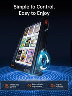 Times Frame — WiFi Smart Digital Photo Frame, 10.1" Transparent Floating Desk Display