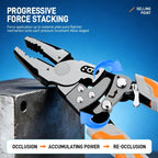 55#Self-Locking Ratchet Pliers – Heavy-Duty Wire Cutter & Clamping Tool