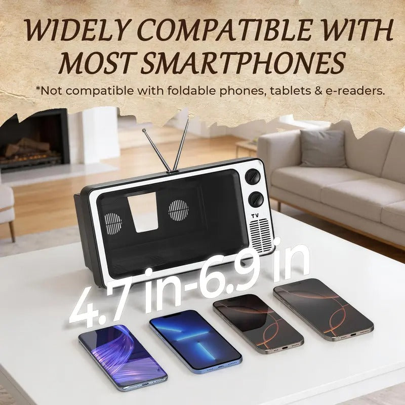 Retro Acrylic Cellphone Screen Magnifier Stand
