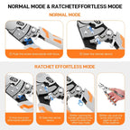 55#Self-Locking Ratchet Pliers – Heavy-Duty Wire Cutter & Clamping Tool