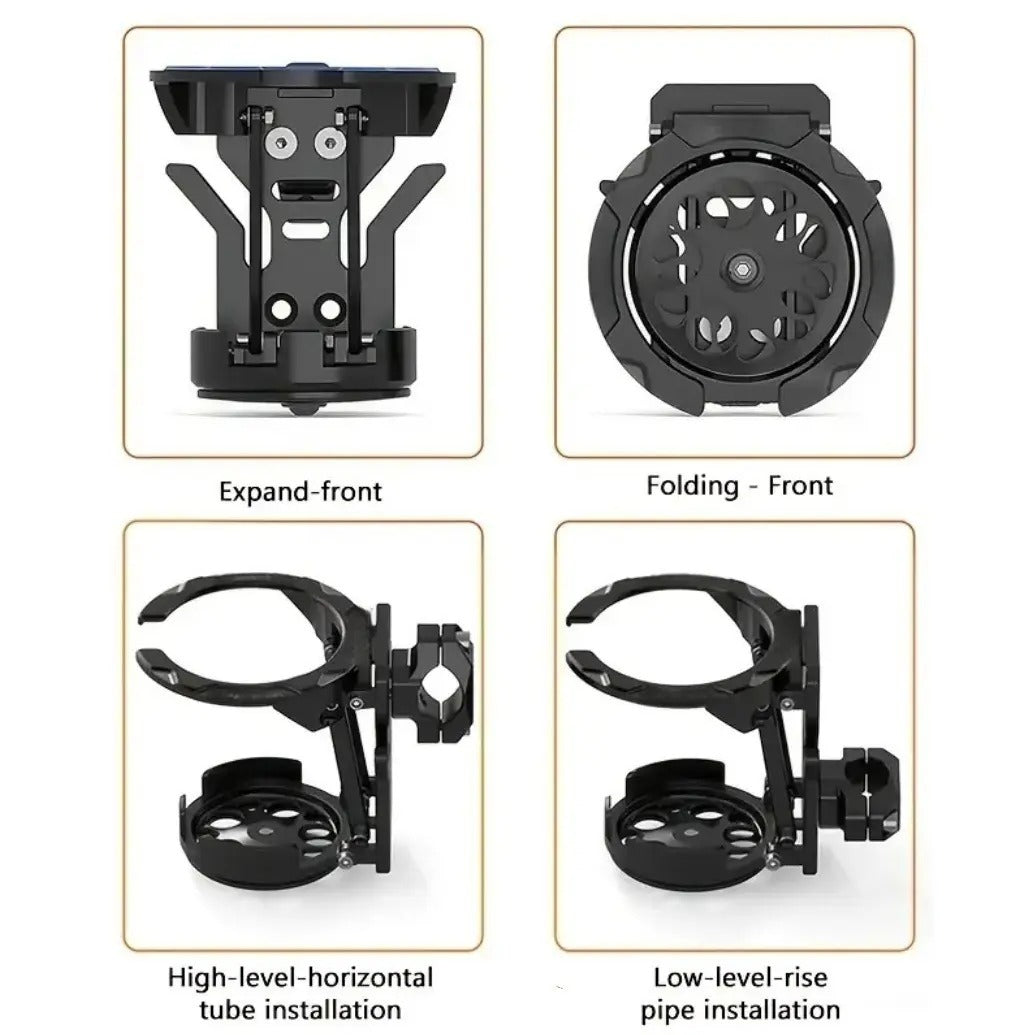 KOKOGOL RideCup — 360° Foldable Drink Holder for Bikes & Motorcycles
