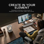 Smart Pixel Art Desktop Speaker – 20W Bluetooth Speaker with Interactive Display
