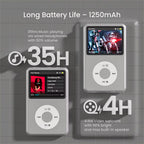Bringt die 2000er zurück: Retro MP3/MP4 Player mit Bluetooth, HiFi Audio, 2,4" Display & 35h Akkulaufzeit