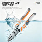 55#Self-Locking Ratchet Pliers – Heavy-Duty Wire Cutter & Clamping Tool