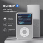 Bringt die 2000er zurück: Retro MP3/MP4 Player mit Bluetooth, HiFi Audio, 2,4" Display & 35h Akkulaufzeit
