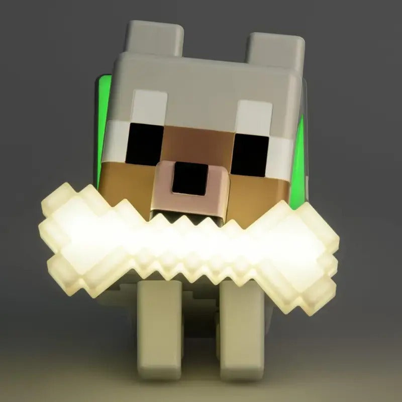 Wolf Pixel LED Night Light – 5-Color Touch Lamp for Bedroom & Gaming Room