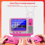 Retro Mini TV Game Console 308 Games 3 Inch Screen Portable Gaming System