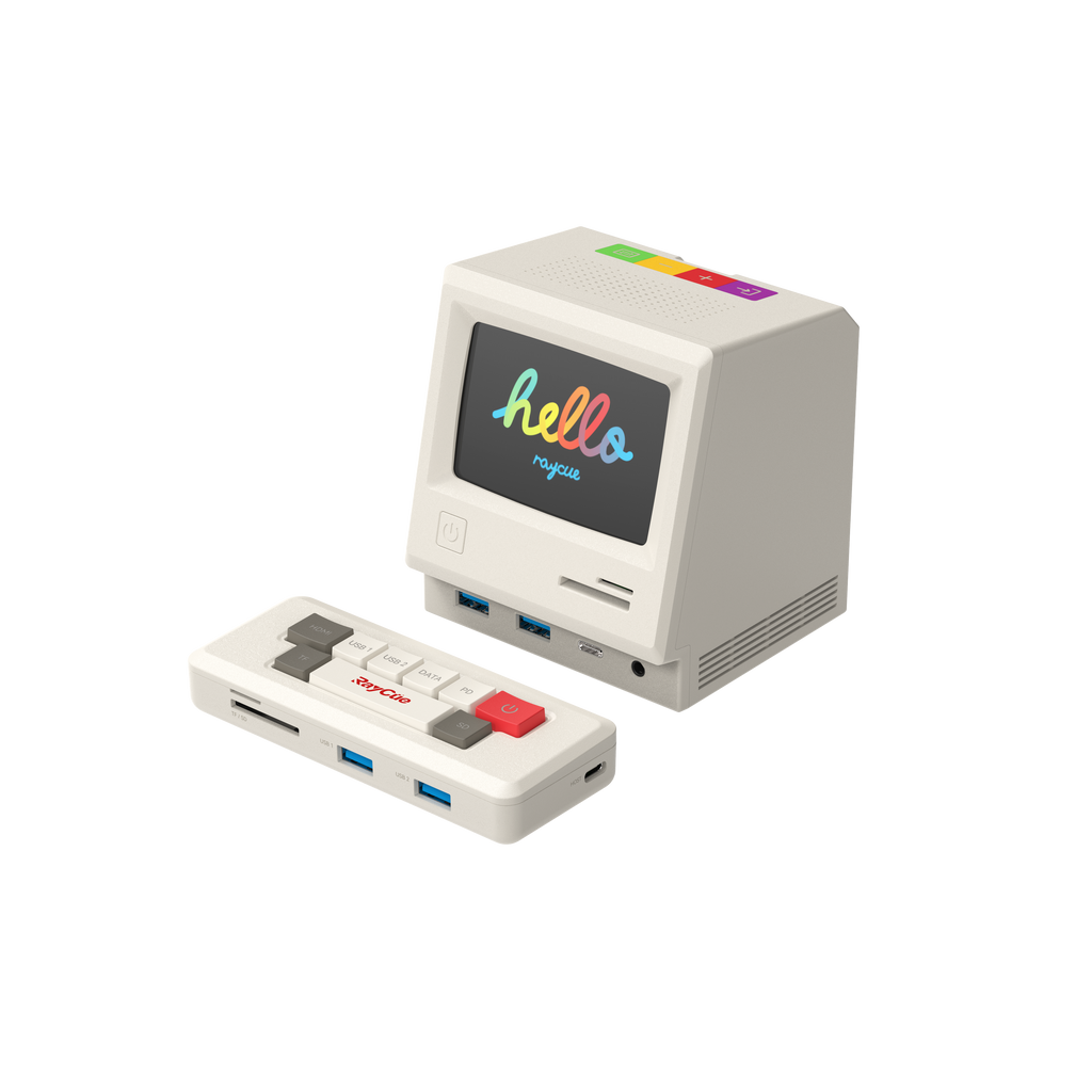 13-in-1 Retro Style Multifunctional Dock w/ Display