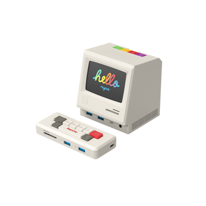 13-in-1 Retro Style Multifunctional Dock w/ Display