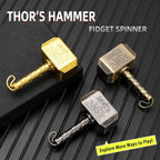 Thor's Hammer Fidget Spinner in Gold, Bronze Gold and Silver Gray - Explore More Ways to Play