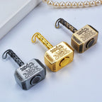 Thor's Hammer Metal Fidget Spinners in Gold, Bronze Gold and Silver Gray