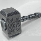 Thor's Hammer Metal Fidget Spinner close-up in Bronze Gold