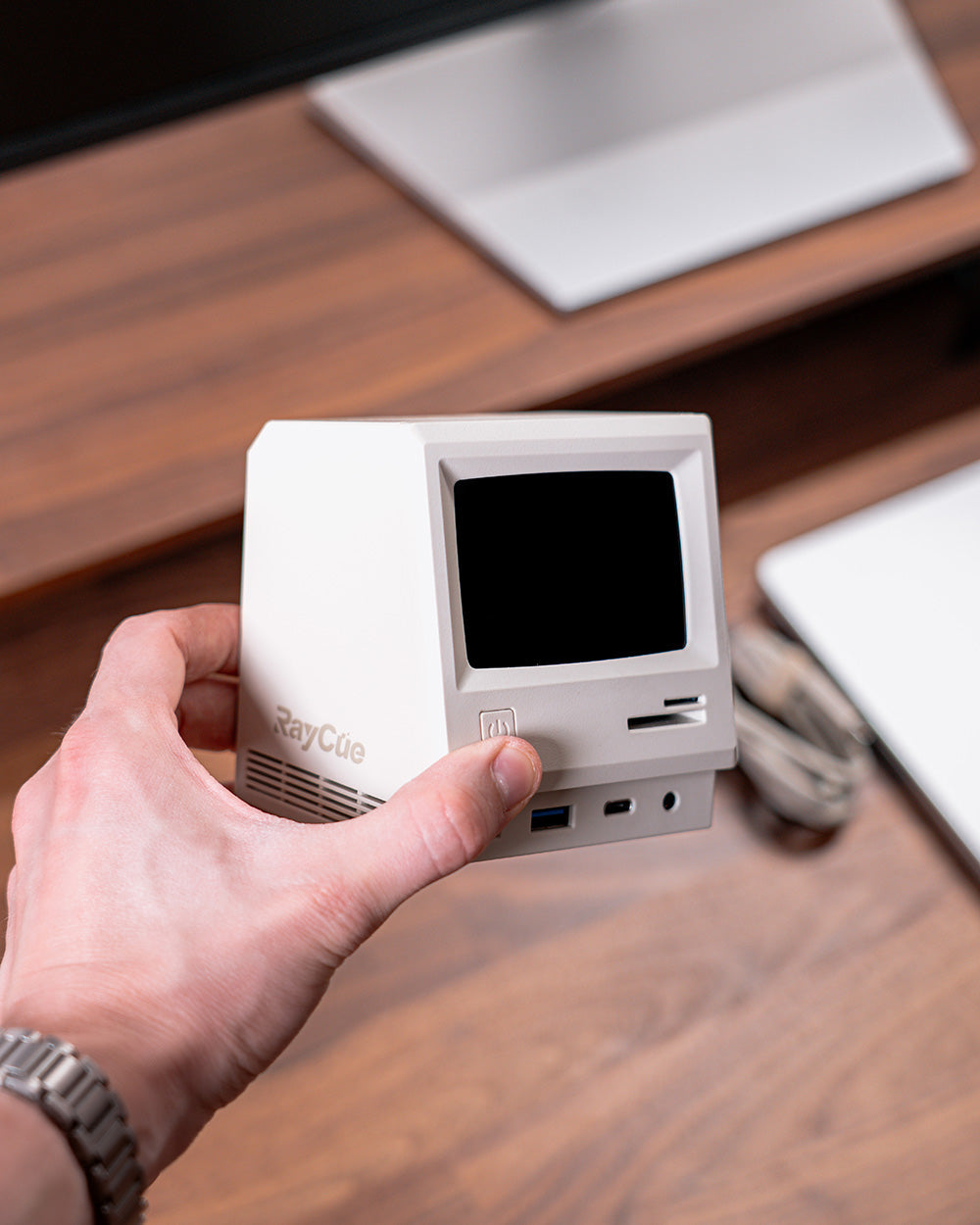 13-in-1 Retro Style Multifunctional Dock w/ Display