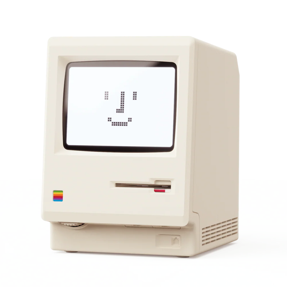 Maclock Kokogol Maclock - Retro 1984 Macintosh Pixel Art Alarm Clock – KOKOGOL