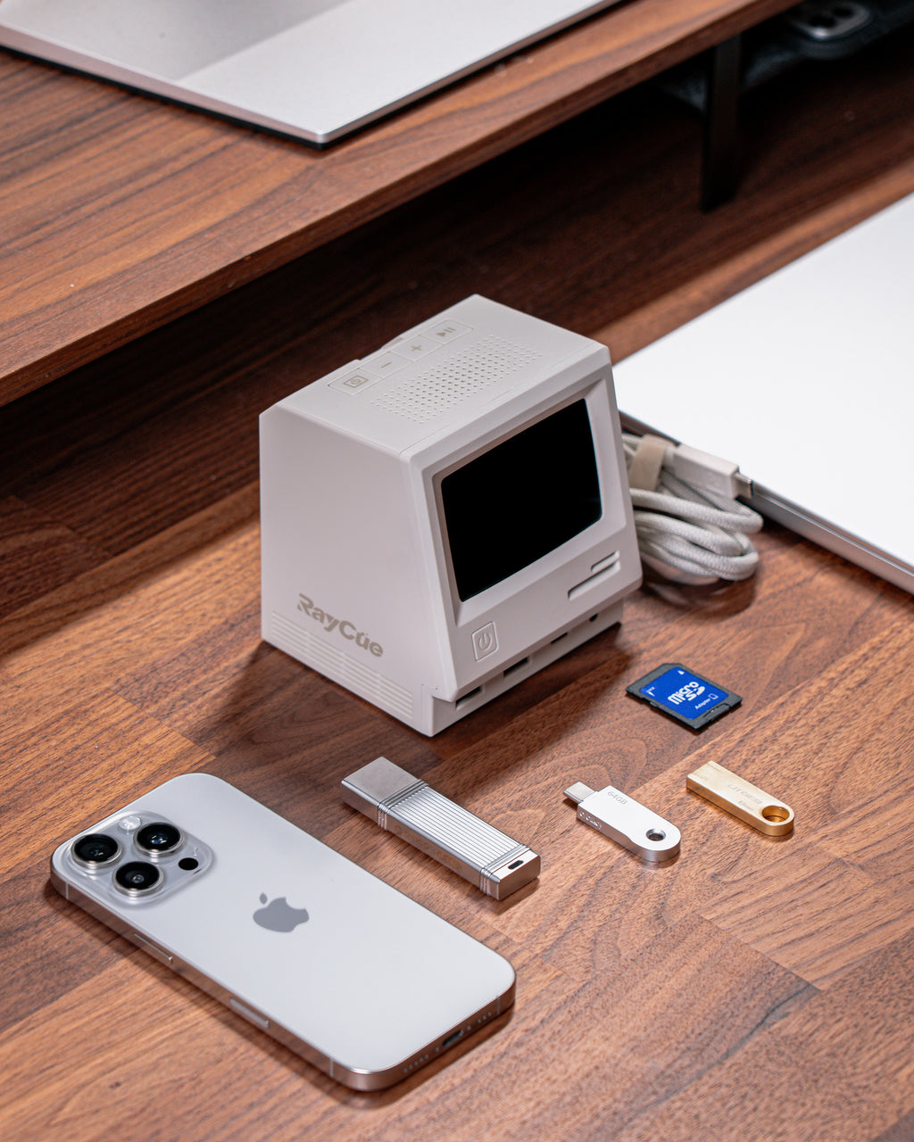 13-in-1 Retro Style Multifunctional Dock w/ Display