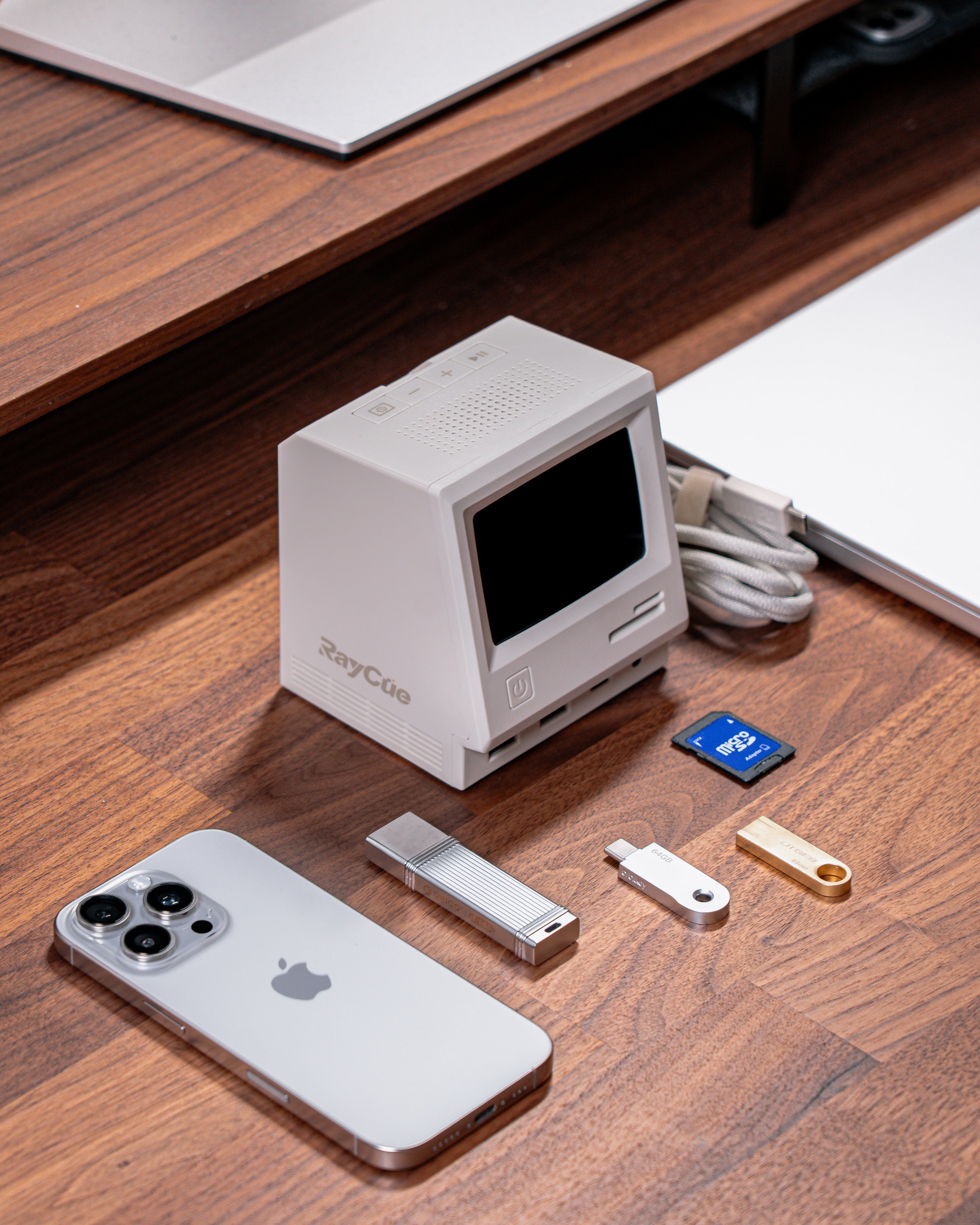 13-in-1 Retro Style Multifunctional Dock w/ Display