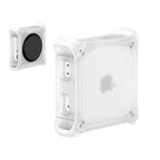 Retro vertical stand for Mac mini in Snow