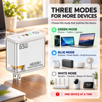 Three modes for phones, earbuds and always-on devices