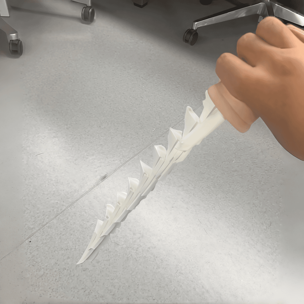 3D-gedrucktes ausziehbares Eisschwert-Spielzeug
