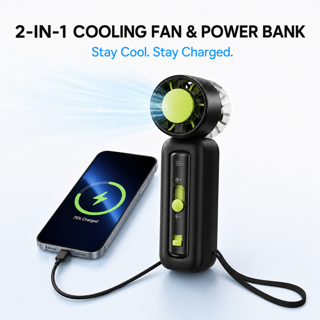 2-in-1 Summer Cooling EDC Gadget
