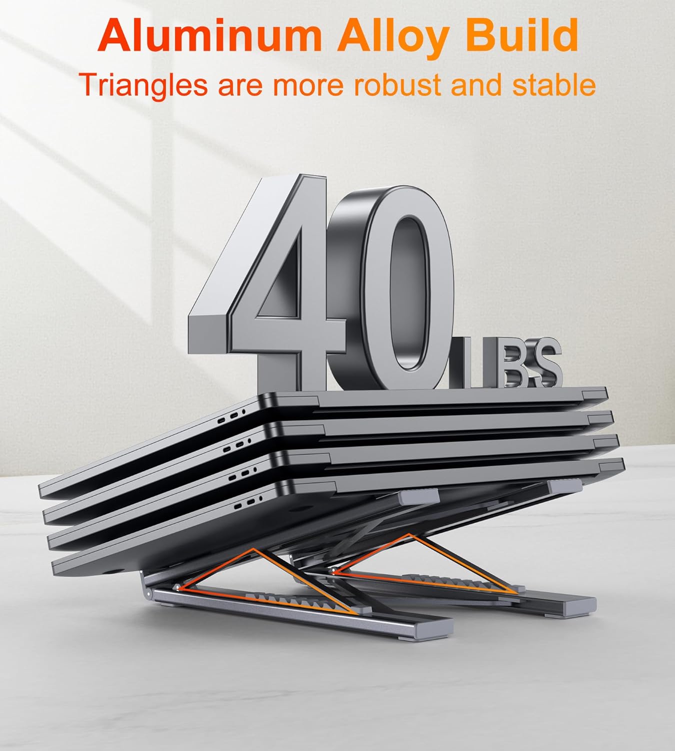 USB-C Docking Station Laptop Stand – 8-in-1 USB-C Hub with 4K HDMI, 100W PD, Dual USB 3.0