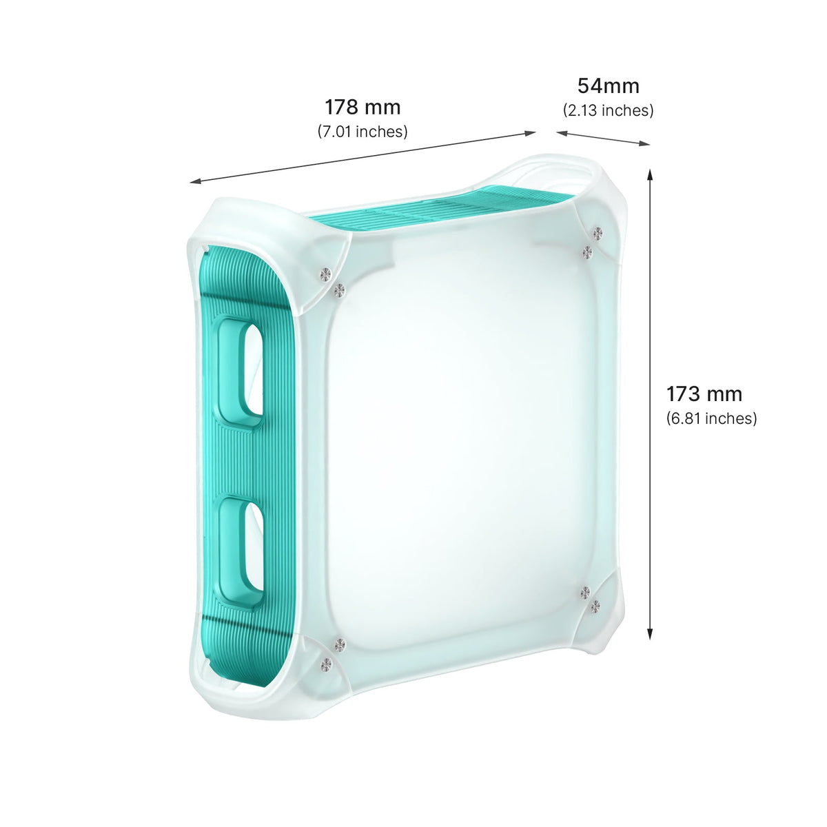 Dimensions: 178 x 173 x 54 mm