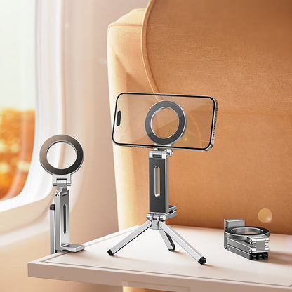 New MagSafe Magnetic Folding Stand | Portable Desktop & Car Multi-Purpose Stand