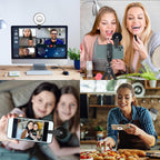 Magnetic Ring Light 4 Brightness Level for Webcam Light/Zoom Lighting/Video Conference/Selfie