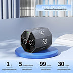 Pomodoro Timer Cube, Productivity Timer, Pause & Resume