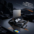 The world’s smallest foldable laptop stand with integrated USB hub—designed for modern mobile work.