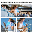 Ultra-Powerful Type-C Plug-in Fan, 17,000 RPM High Speed, Compatible with iPhone, iPad, Power Bank & Tablets.