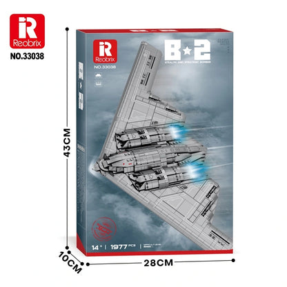 B2 Spirit Stealth Bomber Building Blocks