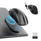MagMouse Snap-to-Carry Bluetooth Mouse