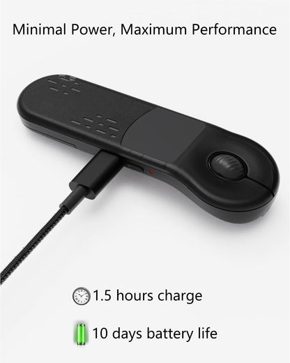 Air Mouse Rechargeable Wireless Presenter with Touchpad for PC/Laptop/iOS/Android, Bluetooth Remote Control for PowerPoint/Keynote/TikTok/Camera/Kindle App