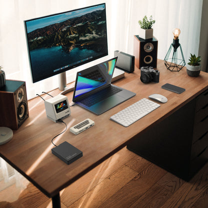 13-in-1 Retro Style Multifunctional Dock w/ Display