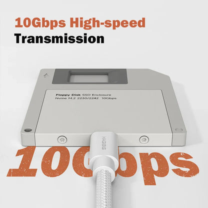 M.2 NVMe SSD Enclosure USB 3.2 Gen 2 (10Gbps)